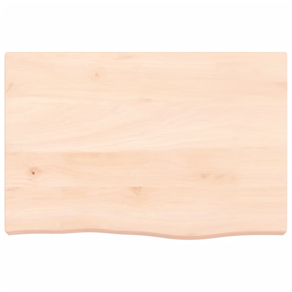 kezeletlen tömör fa fürdőszobai pult 60x40x(2-6) cm