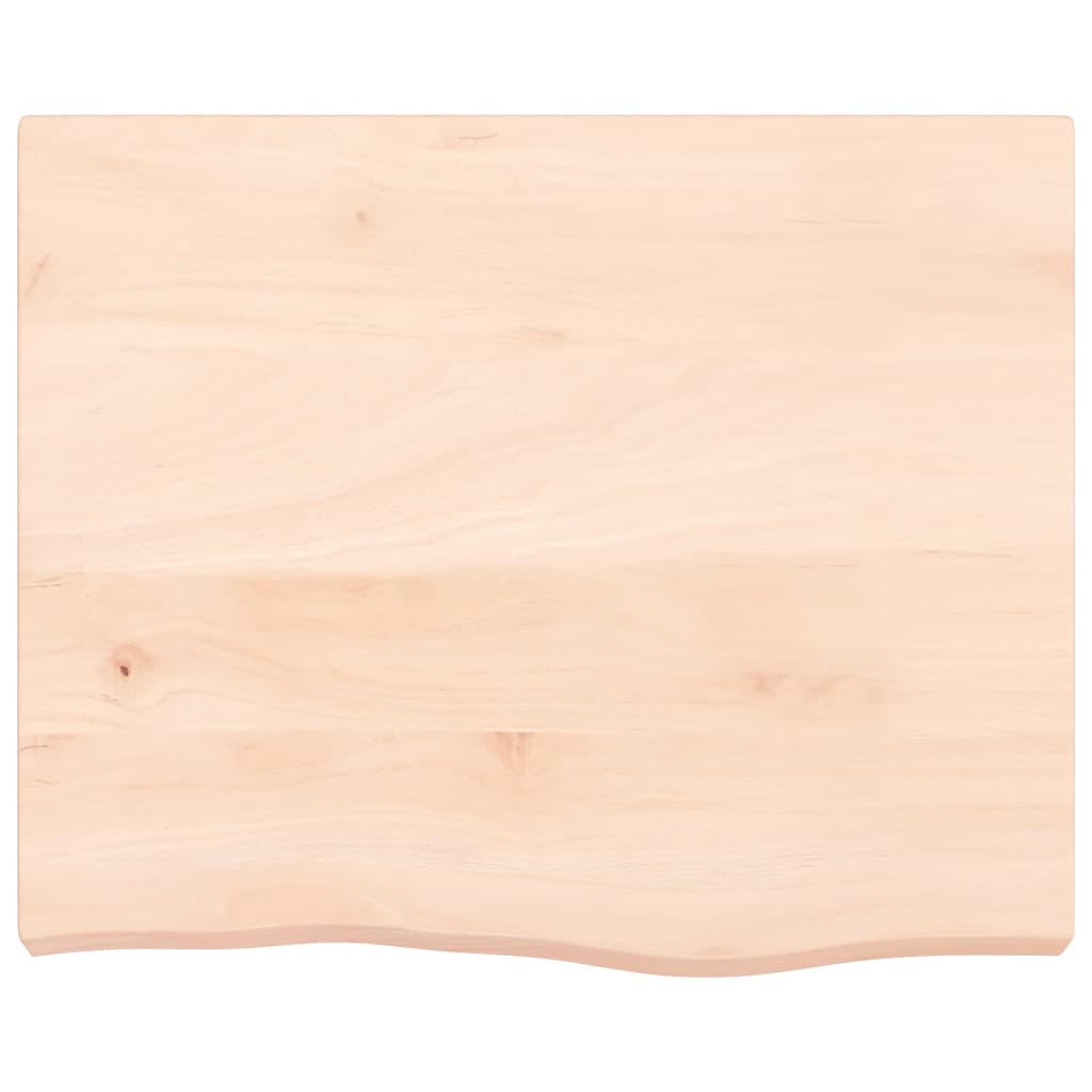 kezeletlen tömör fa fürdőszobai pult 60x50x(2-6) cm