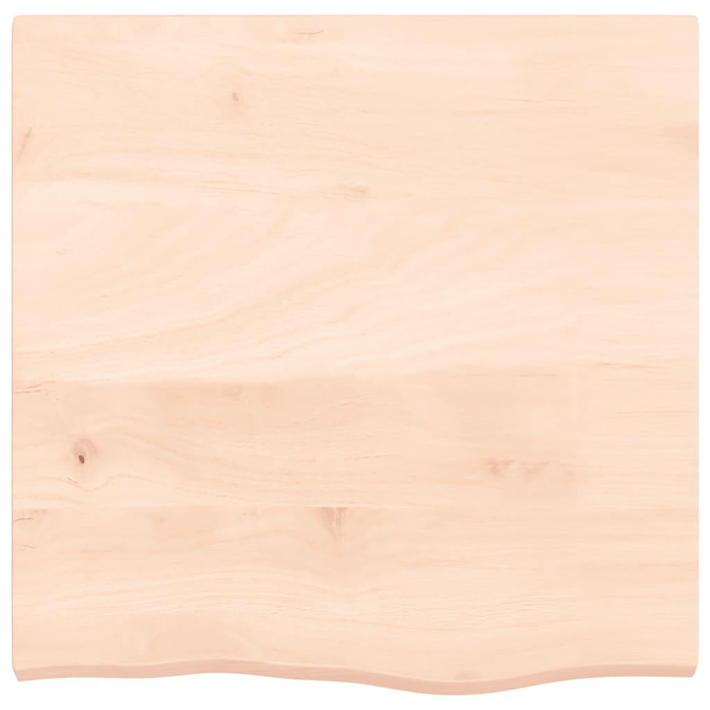 kezeletlen tömör fa fürdőszobai pult 60x60x(2-4) cm