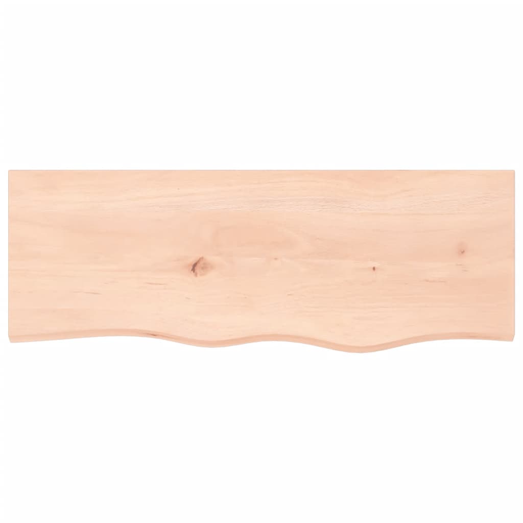 kezeletlen tömör fa fürdőszobai pult 80x30x(2-4) cm