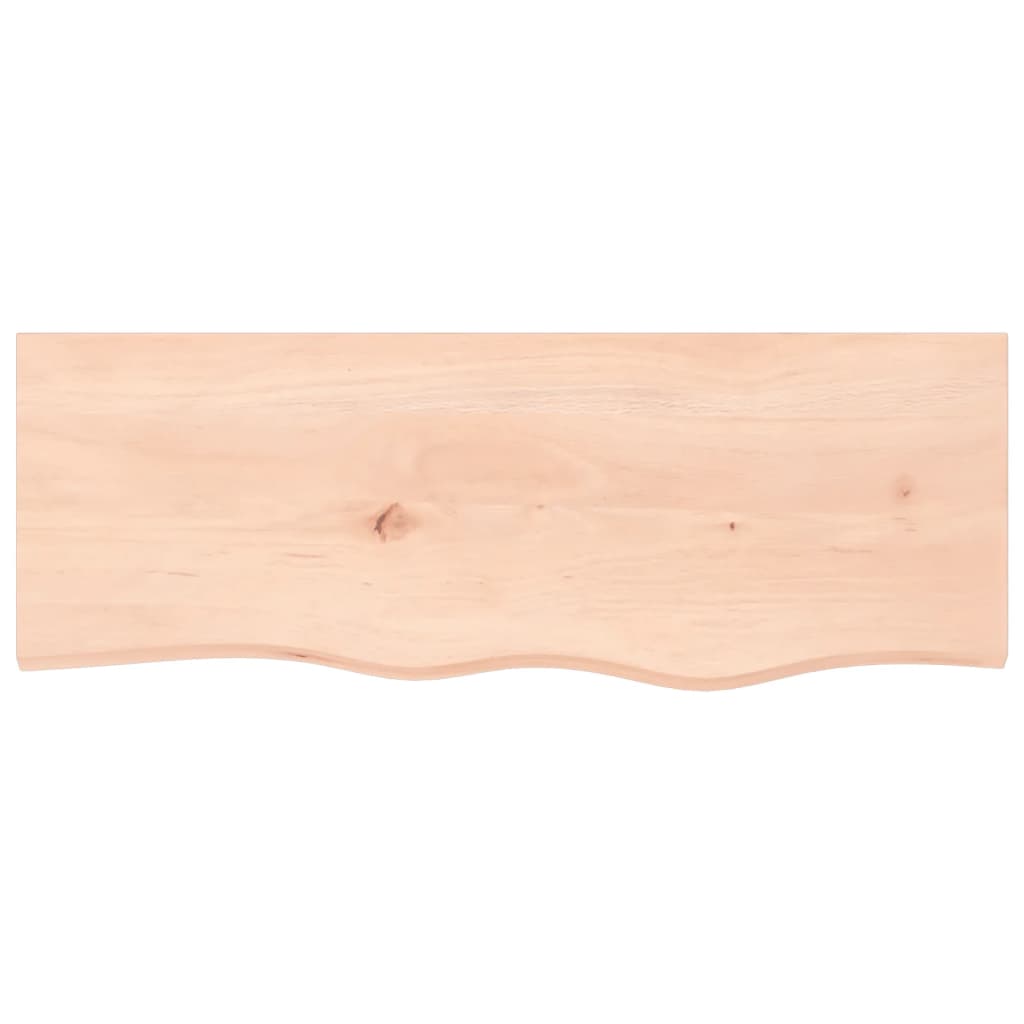 kezeletlen tömör fa fürdőszobai pult 80x30x(2-6) cm