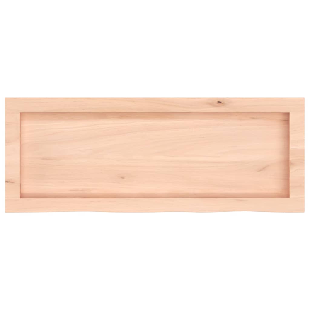 kezeletlen tömör fa fürdőszobai pult 80x30x(2-6) cm