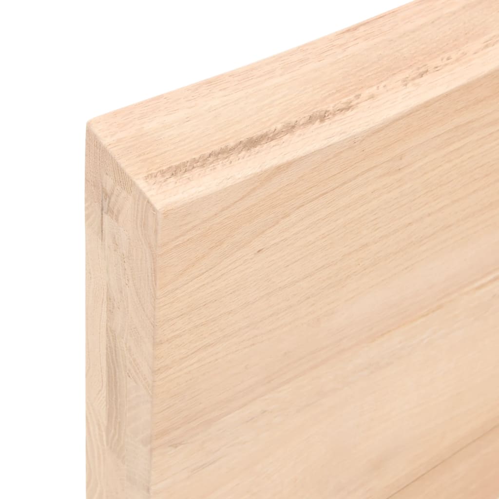 kezeletlen tömör fa fürdőszobai pult 80x50x(2-6) cm