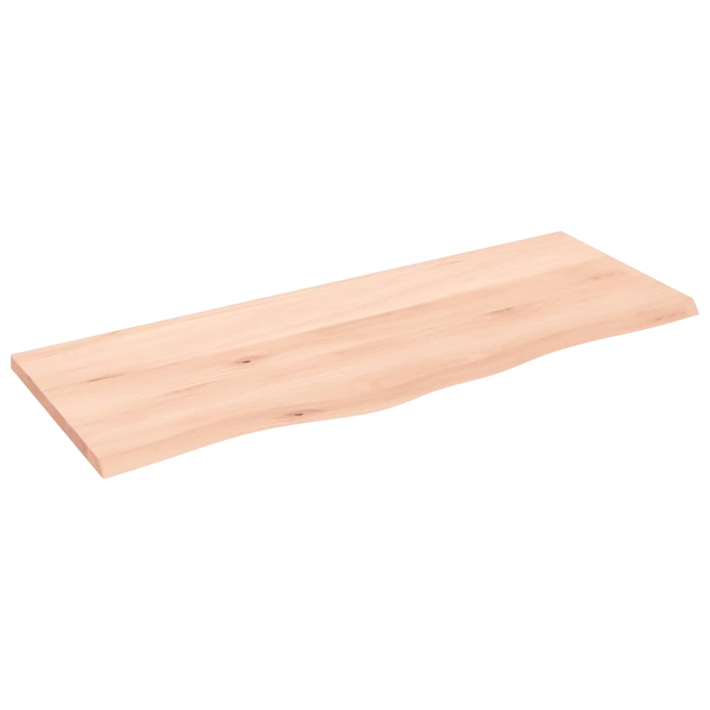 kezeletlen tömör fa fürdőszobai pult 100 x 40 x 2 cm