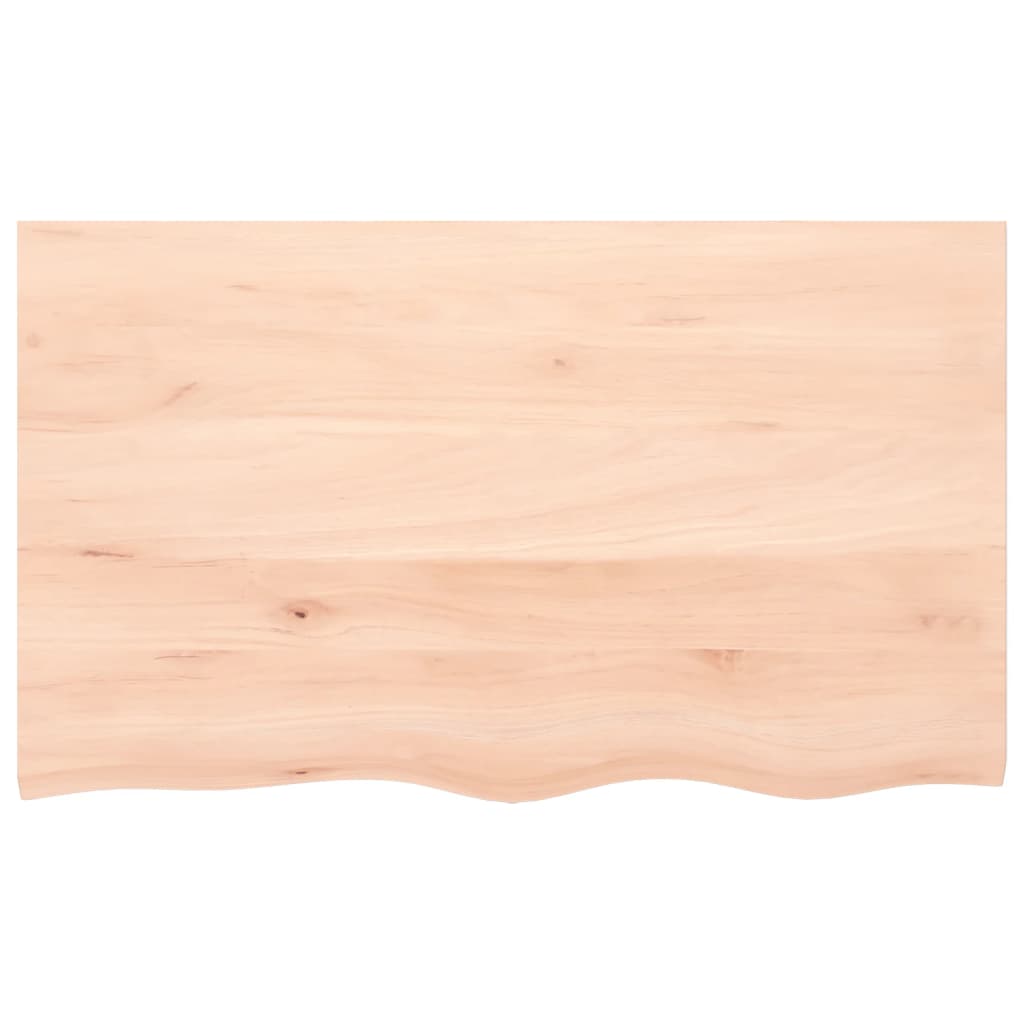kezeletlen tömör fa fürdőszobai pult 100x60x(2-6) cm