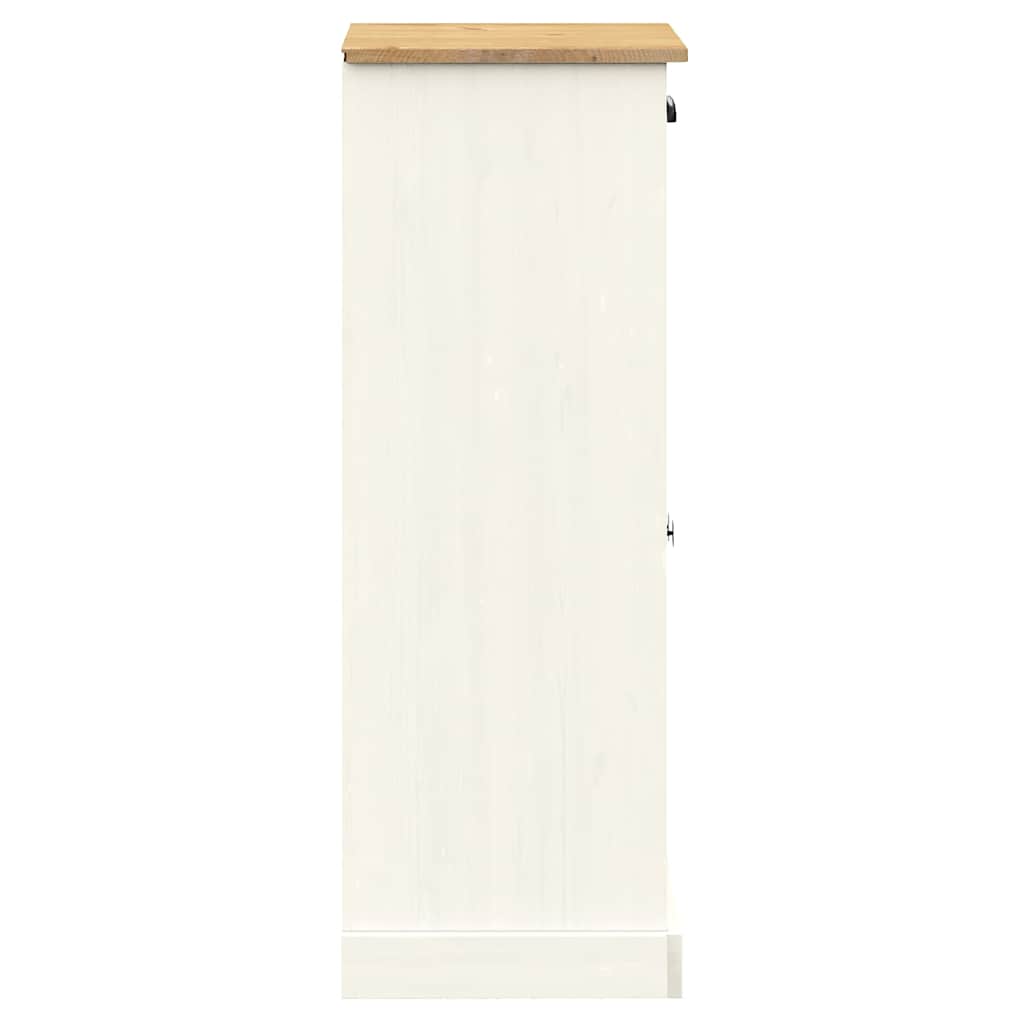 VIGO tömör fenyőfa cipőszekrény 60x35x96 cm