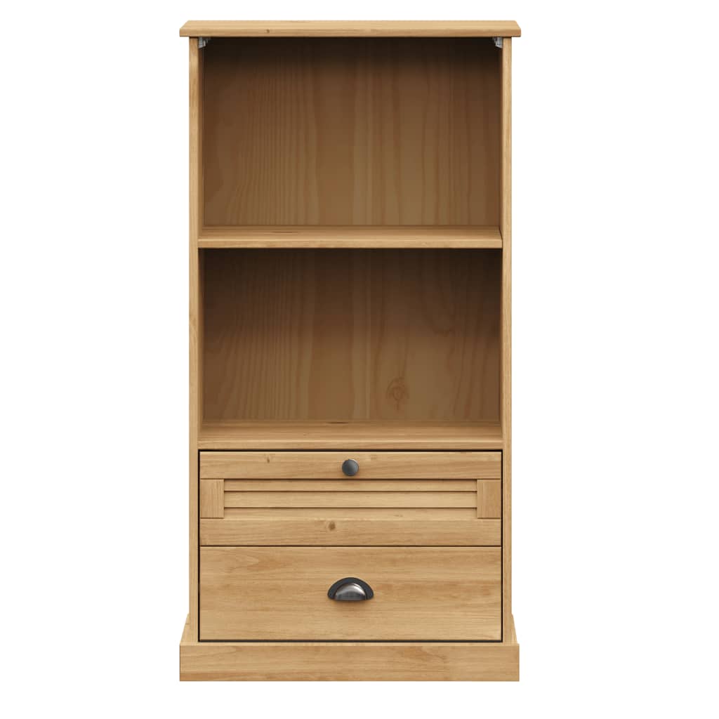 VIGO tömör fenyőfa könyvespolc 60x35x114,5 cm