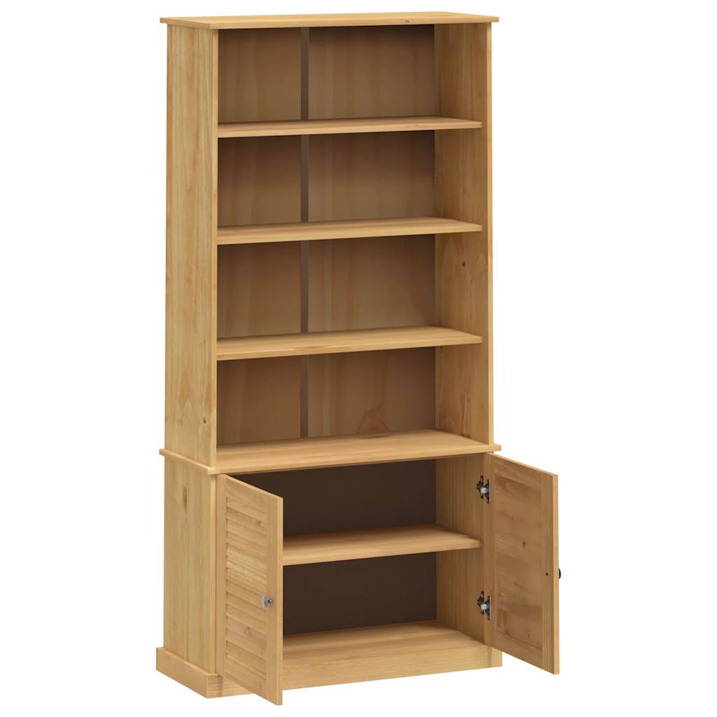 VIGO tömör fenyőfa könyvespolc 85x35x170 cm