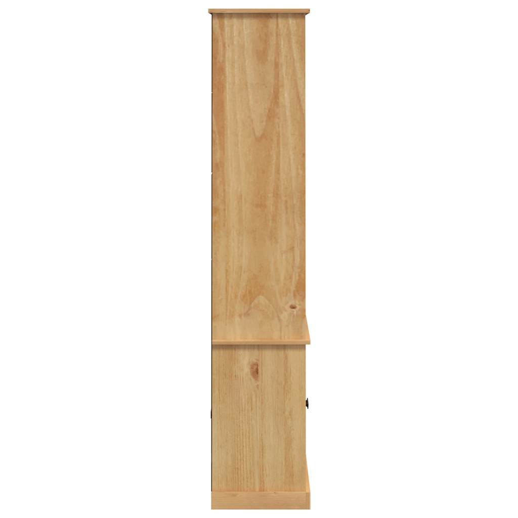 VIGO tömör fenyőfa könyvespolc 85x35x170 cm