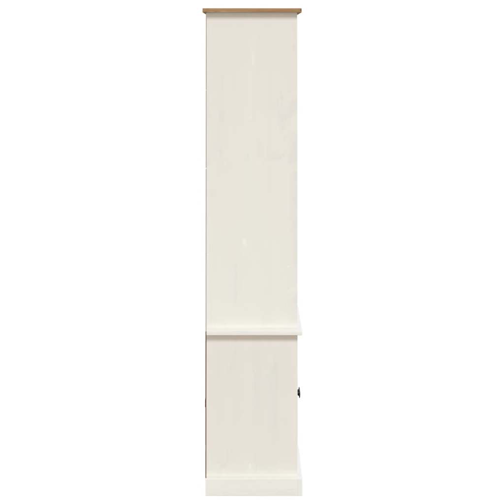 VIGO fehér tömör fenyőfa könyvespolc 85x35x170 cm