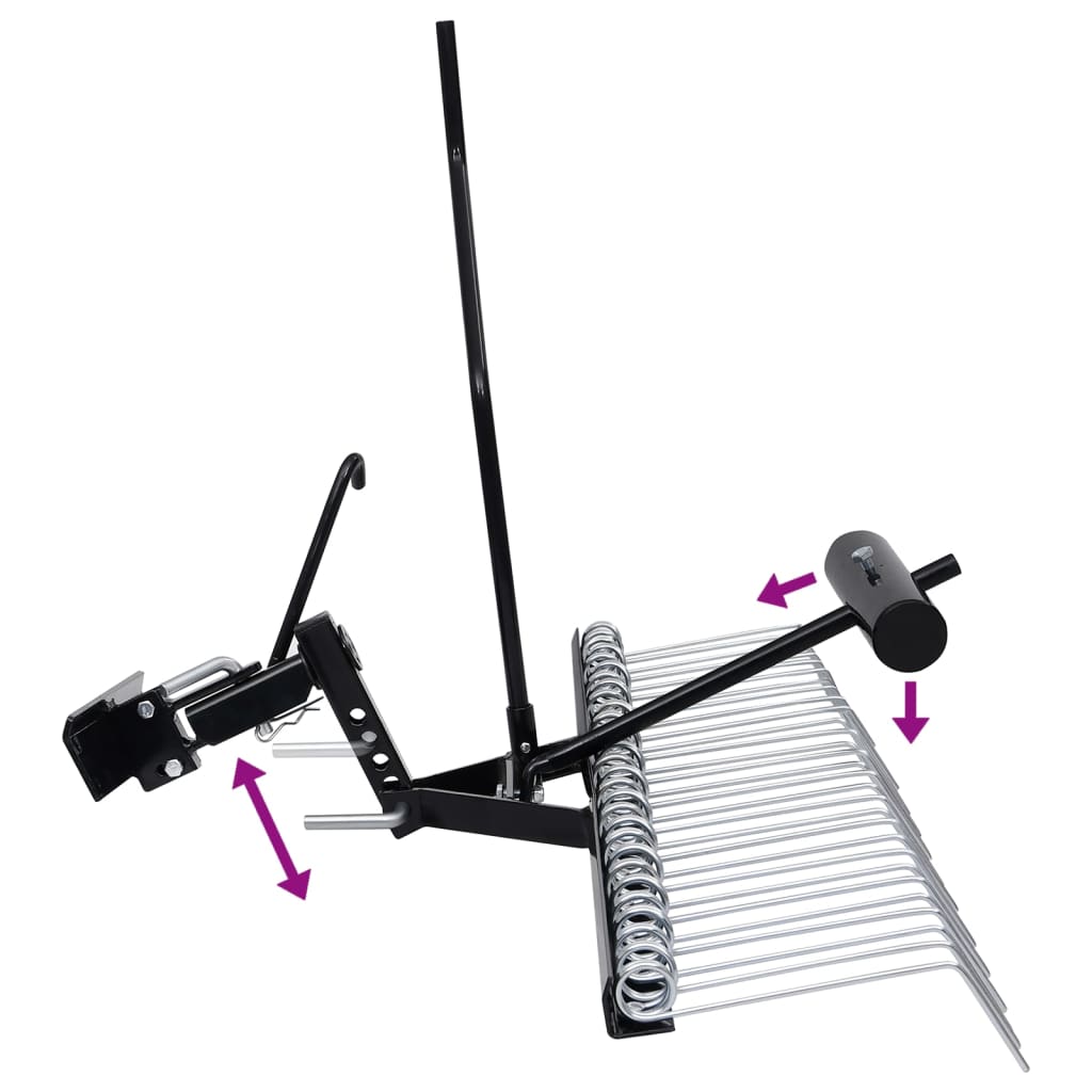 gyepszellőztető fűnyíró traktorhoz 109 cm