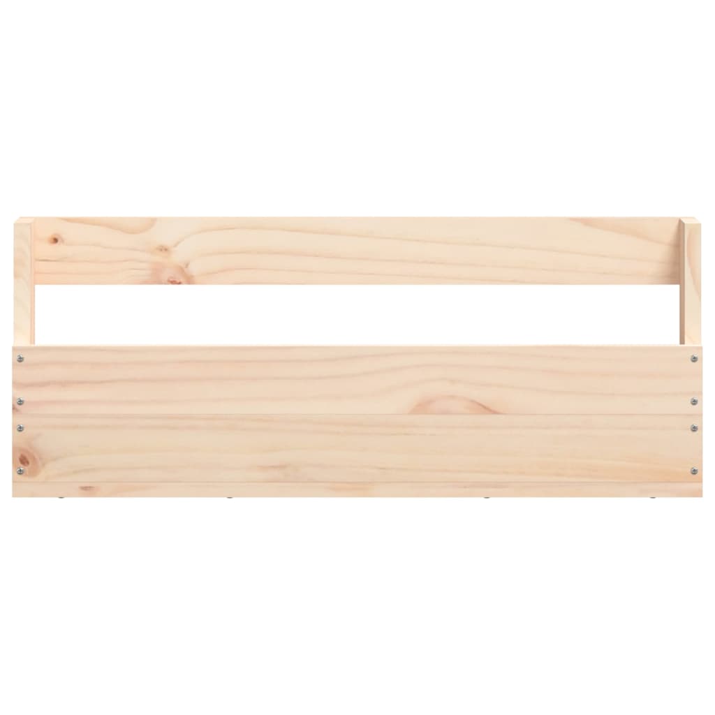 2 db tömör fenyőfa fali cipőtartó 59 x 9 x 23 cm