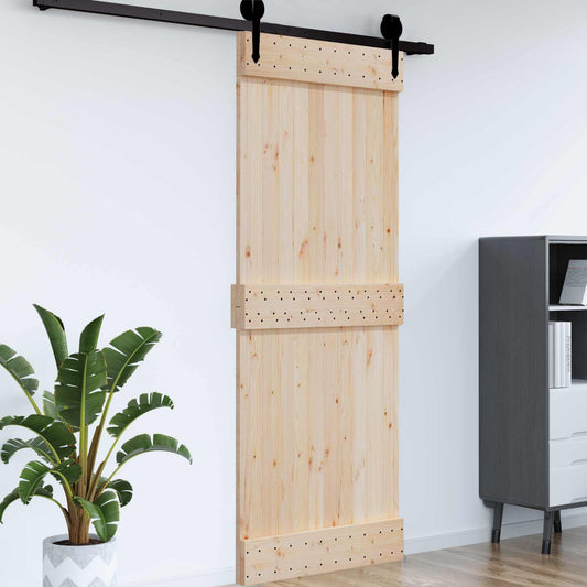 Ajtó NARVIK Természetes 95 x 210 cm Szilárd Fenyőfa