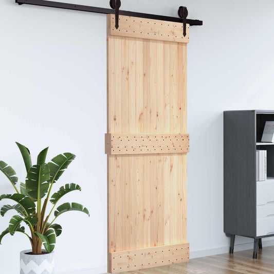 Ajtó NARVIK Természetes 100 x 210 cm Szilárd Fenyőfa