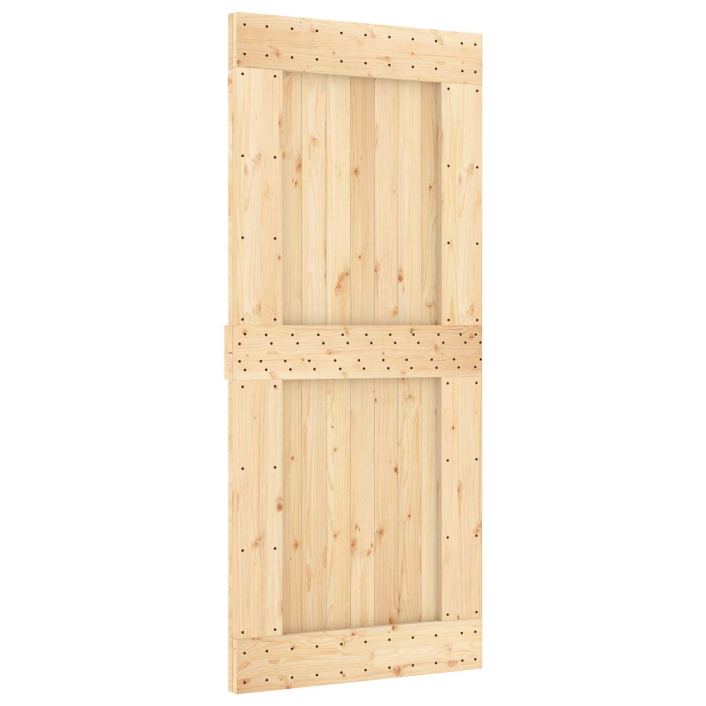 Ajtó NARVIK Természetes 90 x 210 cm Szilárd Fenyőfa