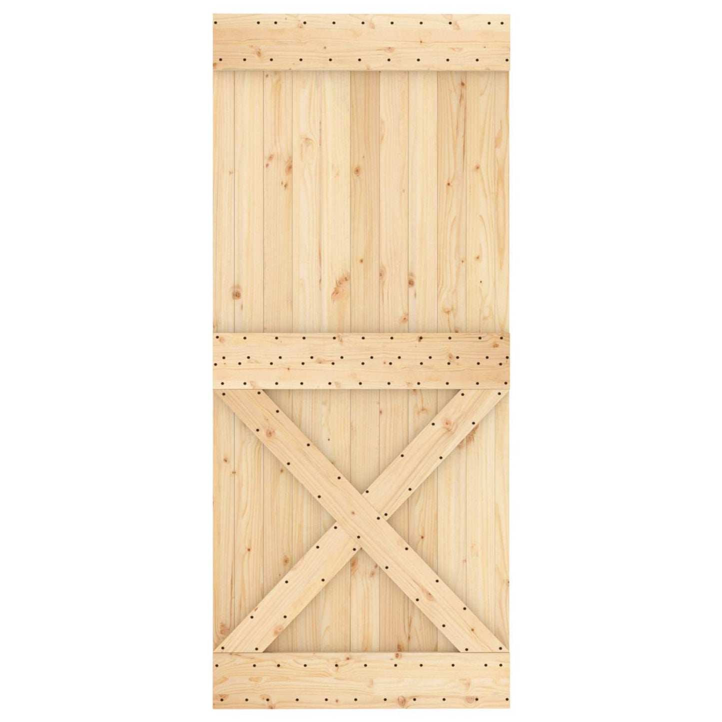 Ajtó NARVIK Természetes 90 x 210 cm Szilárd Fenyőfa