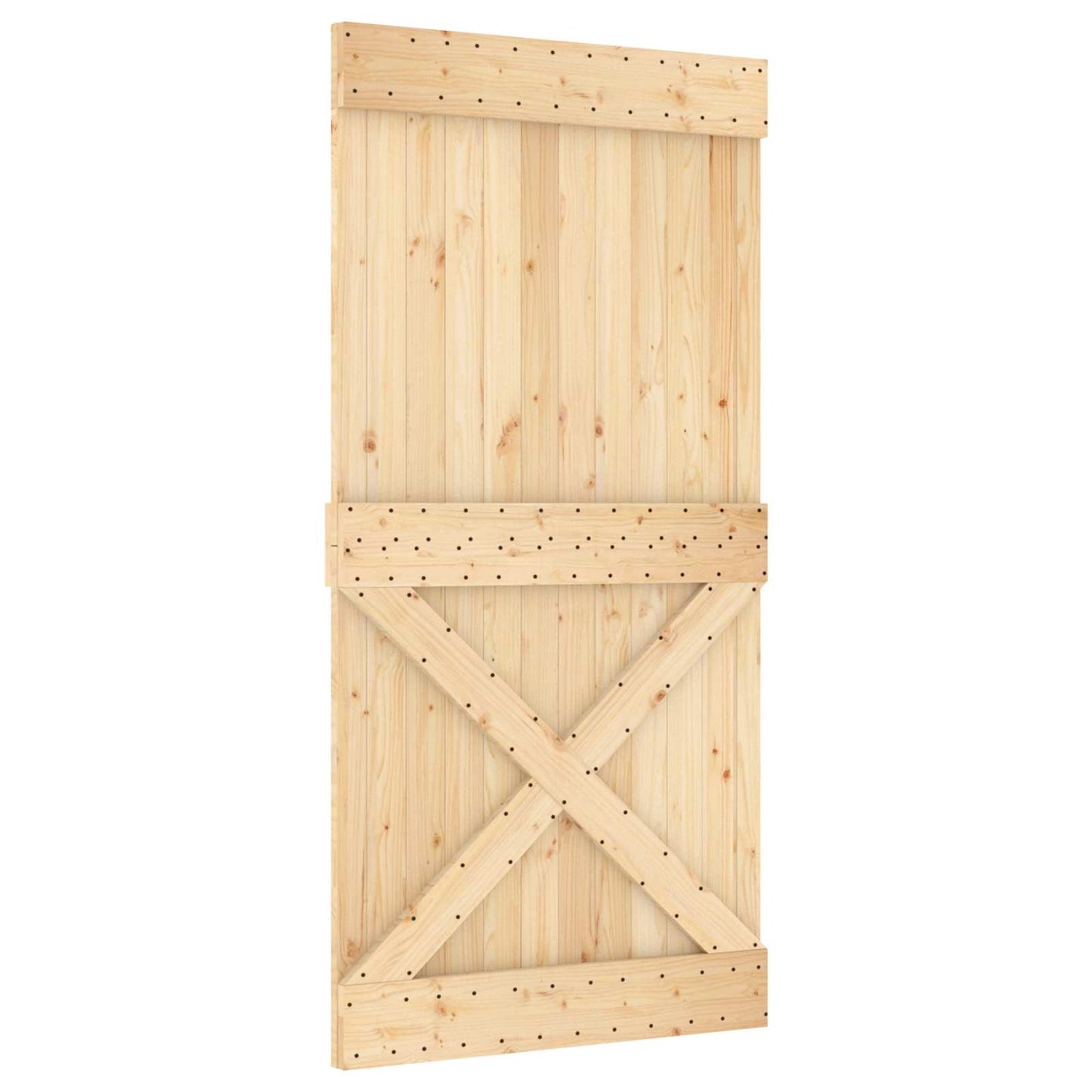 Ajtó NARVIK Természetes 100 x 210 cm Szilárd Fenyőfa