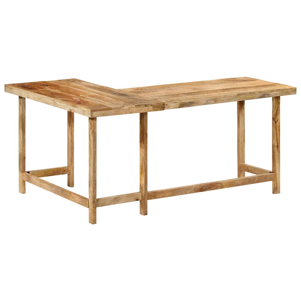 íróasztal 165x110x75 cm tömör fa Mango