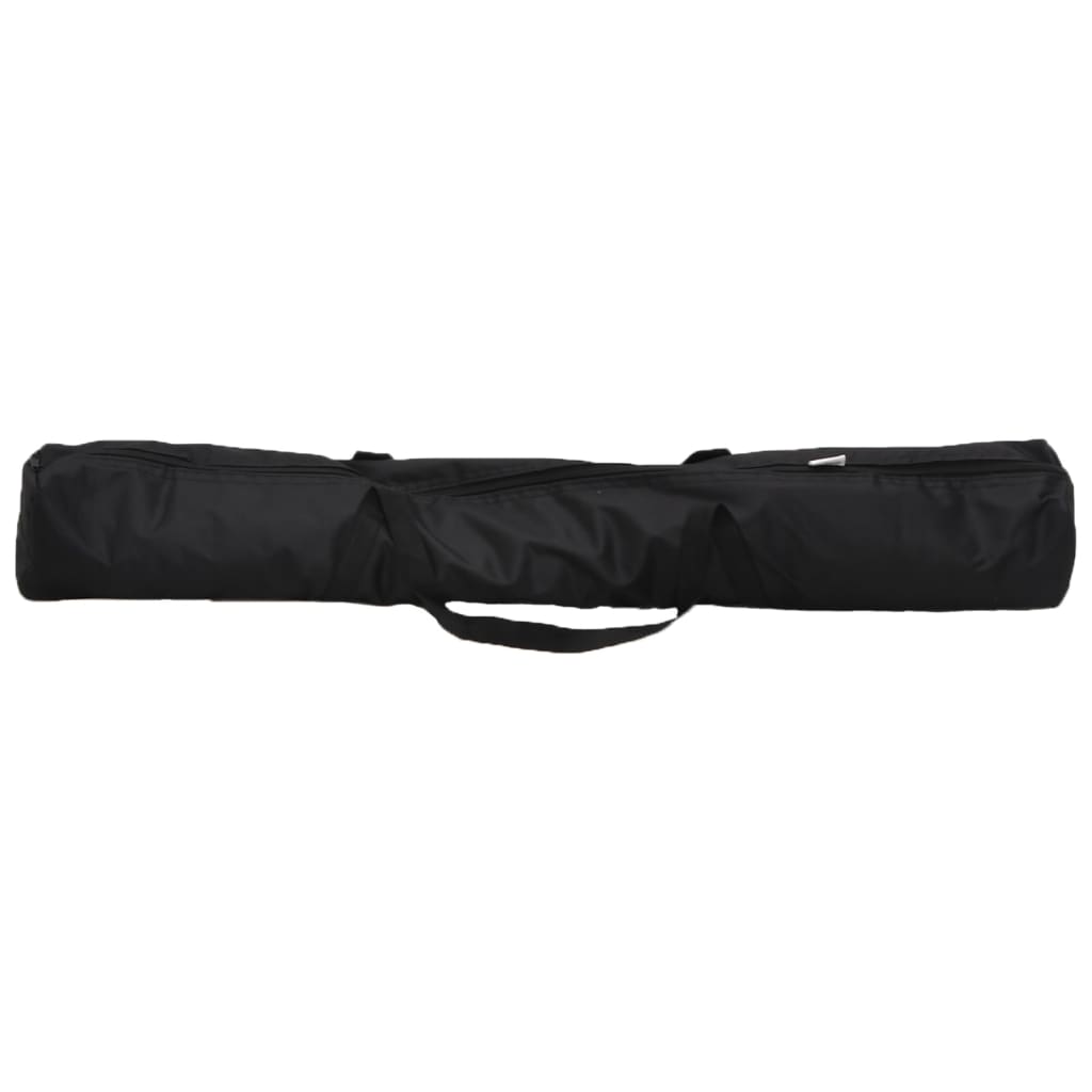 2 db fekete acél háttérállvány 254 x 243 cm