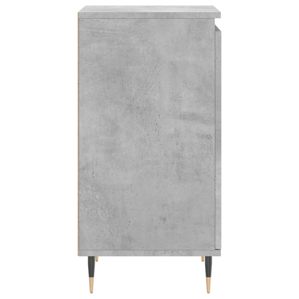 2 db betonszürke szerelt fa tálalószekrény 40 x 35 x 70 cm