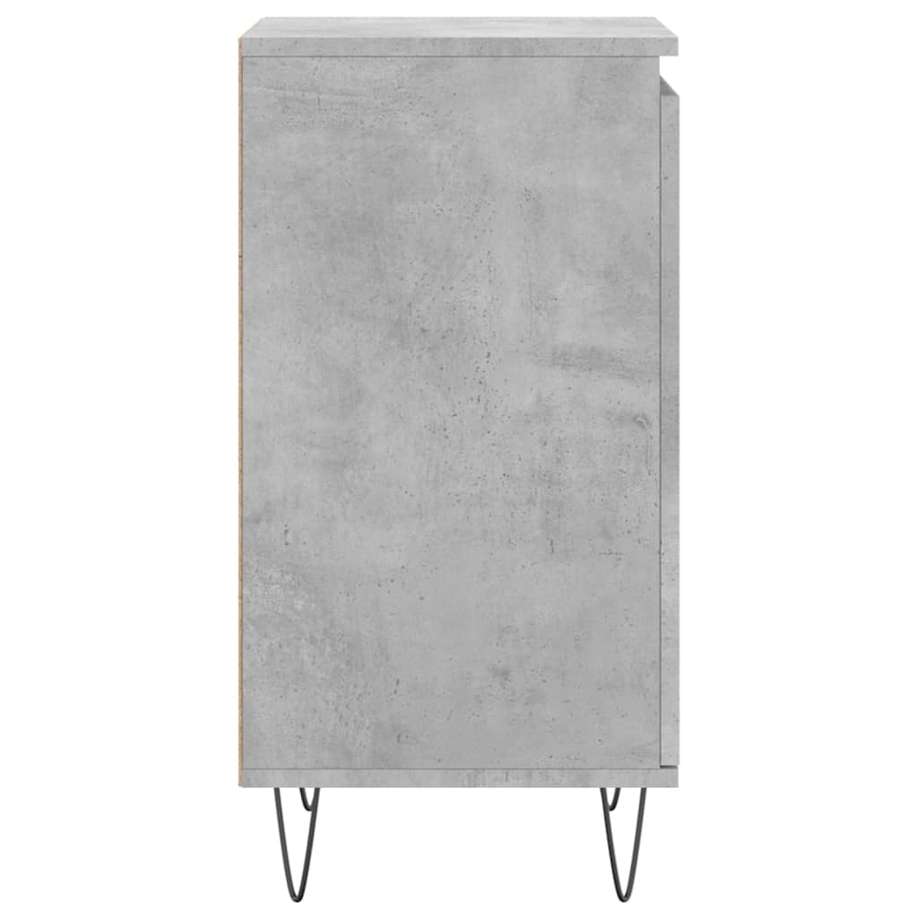 2 db betonszürke szerelt fa tálalószekrény 40 x 35 x 70 cm