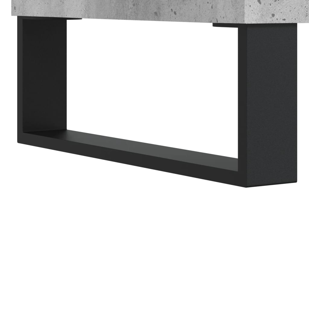 betonszürke szerelt fa tálalószekrény 40 x 35 x 70 cm