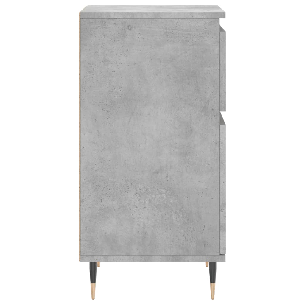 2 db betonszürke szerelt fa tálalószekrény 40 x 35 x 70 cm