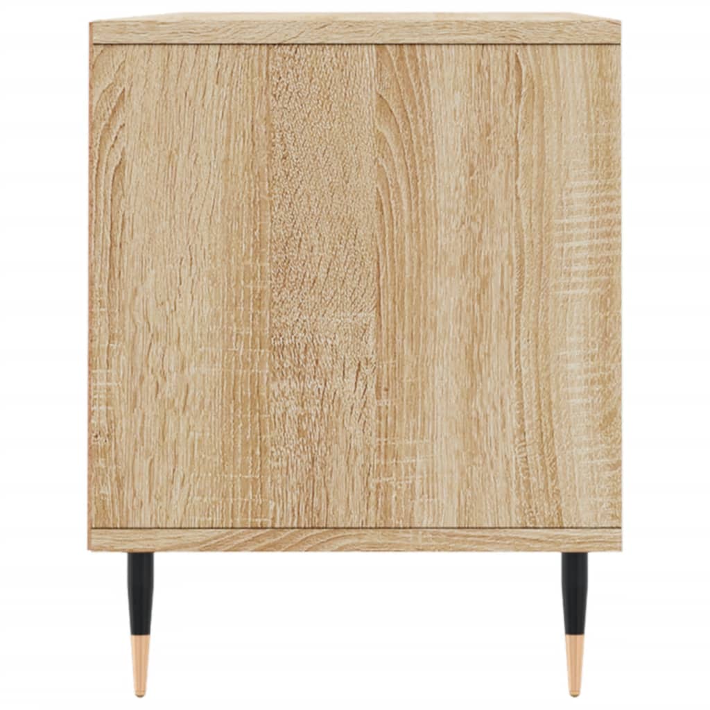 sonoma tölgyszínű szerelt fa TV-szekrény 100x34,5x44,5 cm