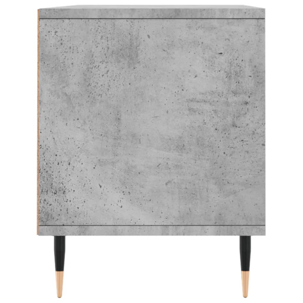 betonszürke szerelt fa TV-szekrény 100x34,5x44,5 cm