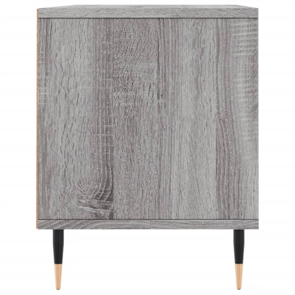 szürke sonoma színű szerelt fa TV-szekrény 100x34,5x44,5 cm