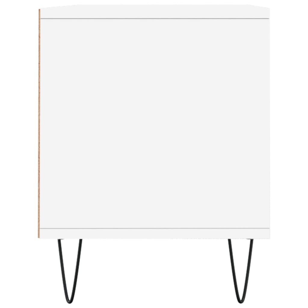 fehér szerelt fa TV-szekrény 100x34,5x44,5 cm
