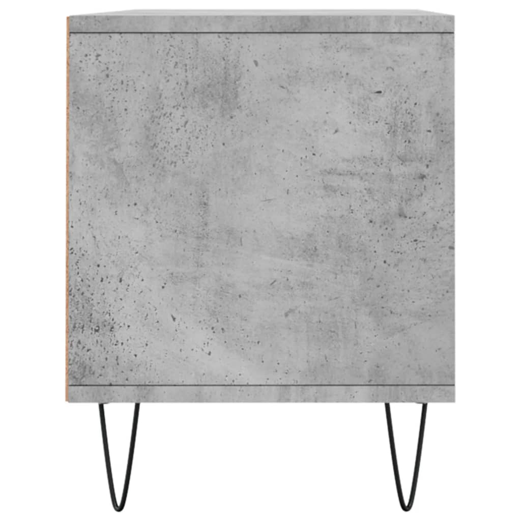 betonszürke szerelt fa TV-szekrény 100x34,5x44,5 cm
