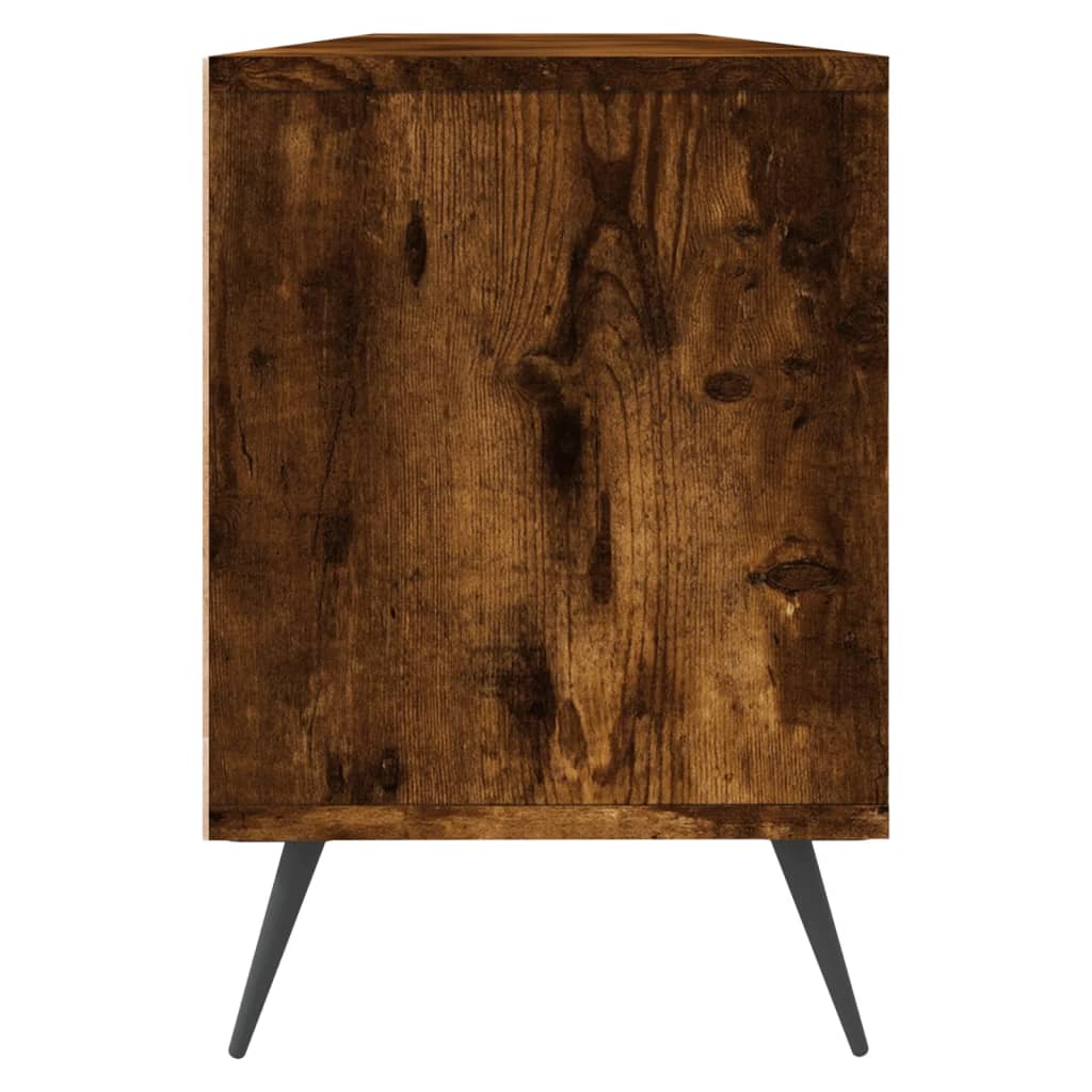 füstös tölgy színű szerelt fa TV-szekrény 150 x 30 x 44,5 cm