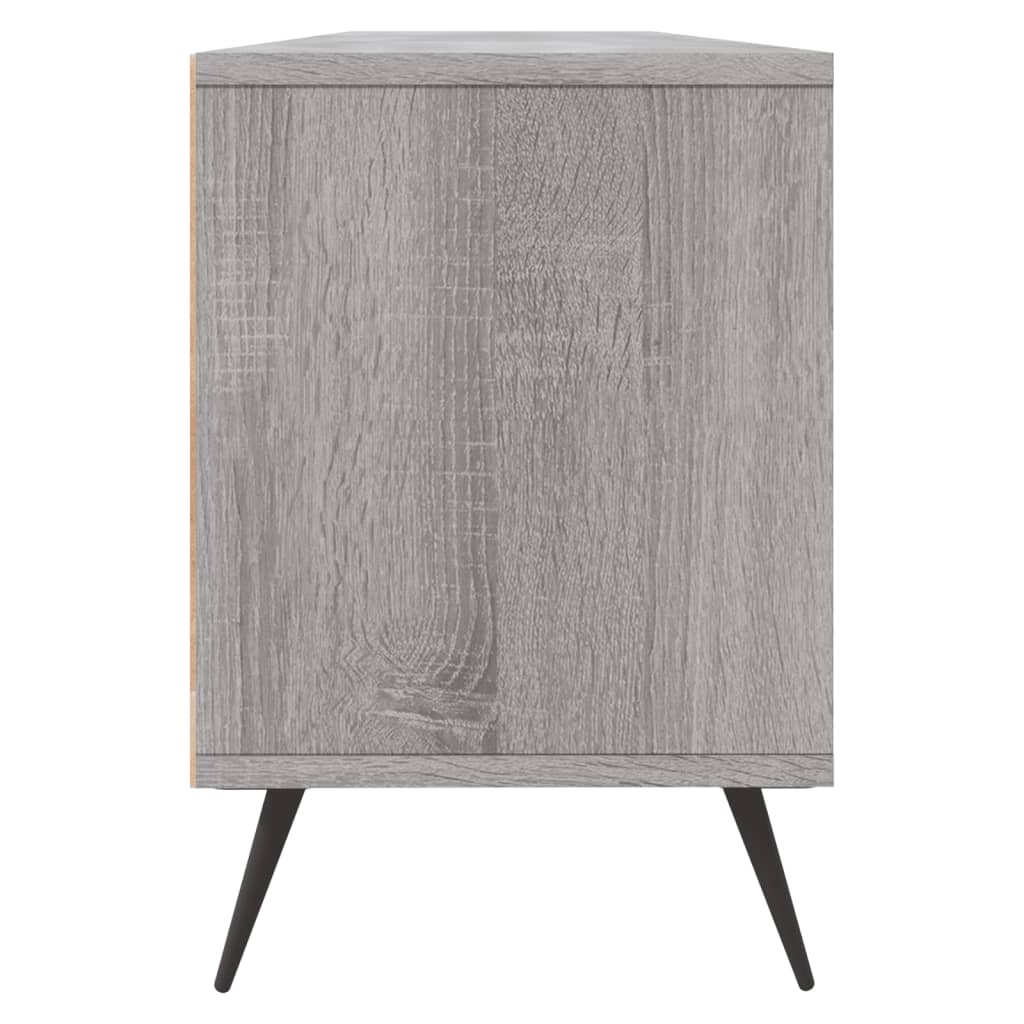 szürke sonoma színű szerelt fa TV-szekrény 150x30x44,5 cm