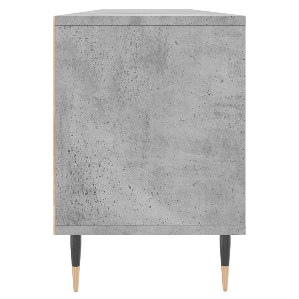 betonszürke szerelt fa TV-szekrény 150x30x44,5 cm