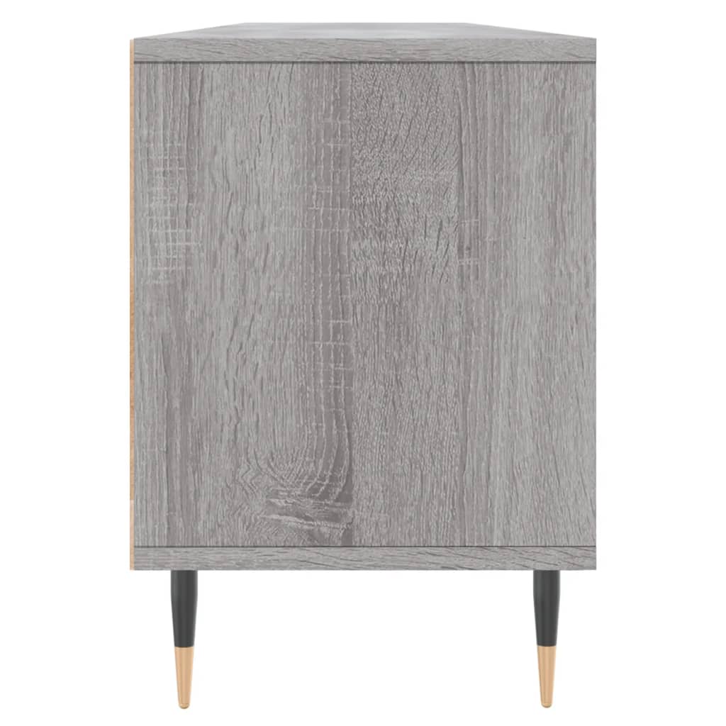 szürke sonoma színű szerelt fa TV-szekrény 150x30x44,5 cm