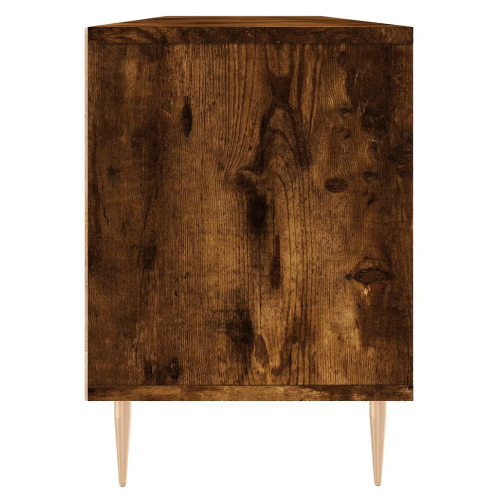 füstös tölgy színű szerelt fa TV-szekrény 150 x 30 x 44,5 cm