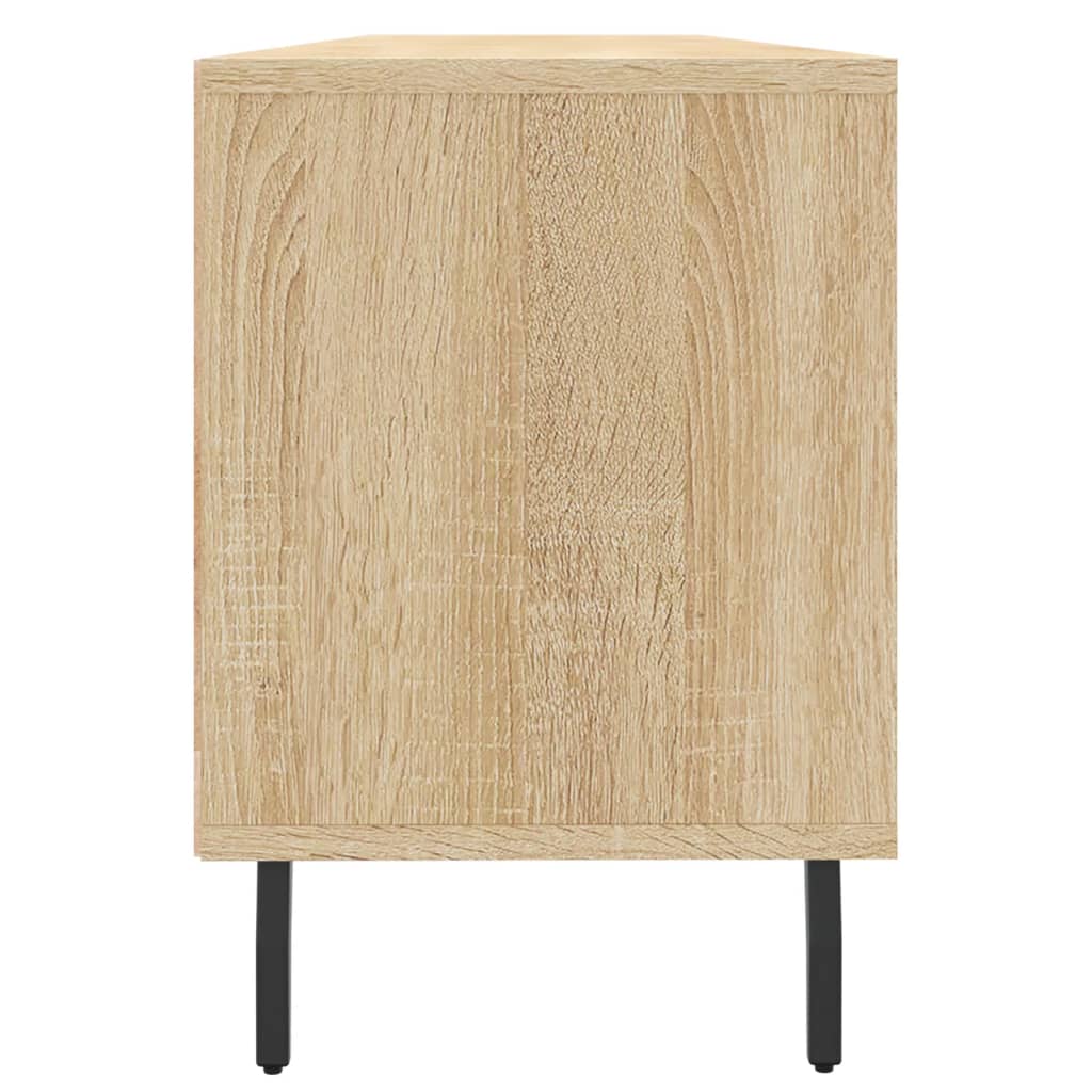sonoma tölgy színű szerelt fa fali TV-szekrény 150x30x44,5 cm