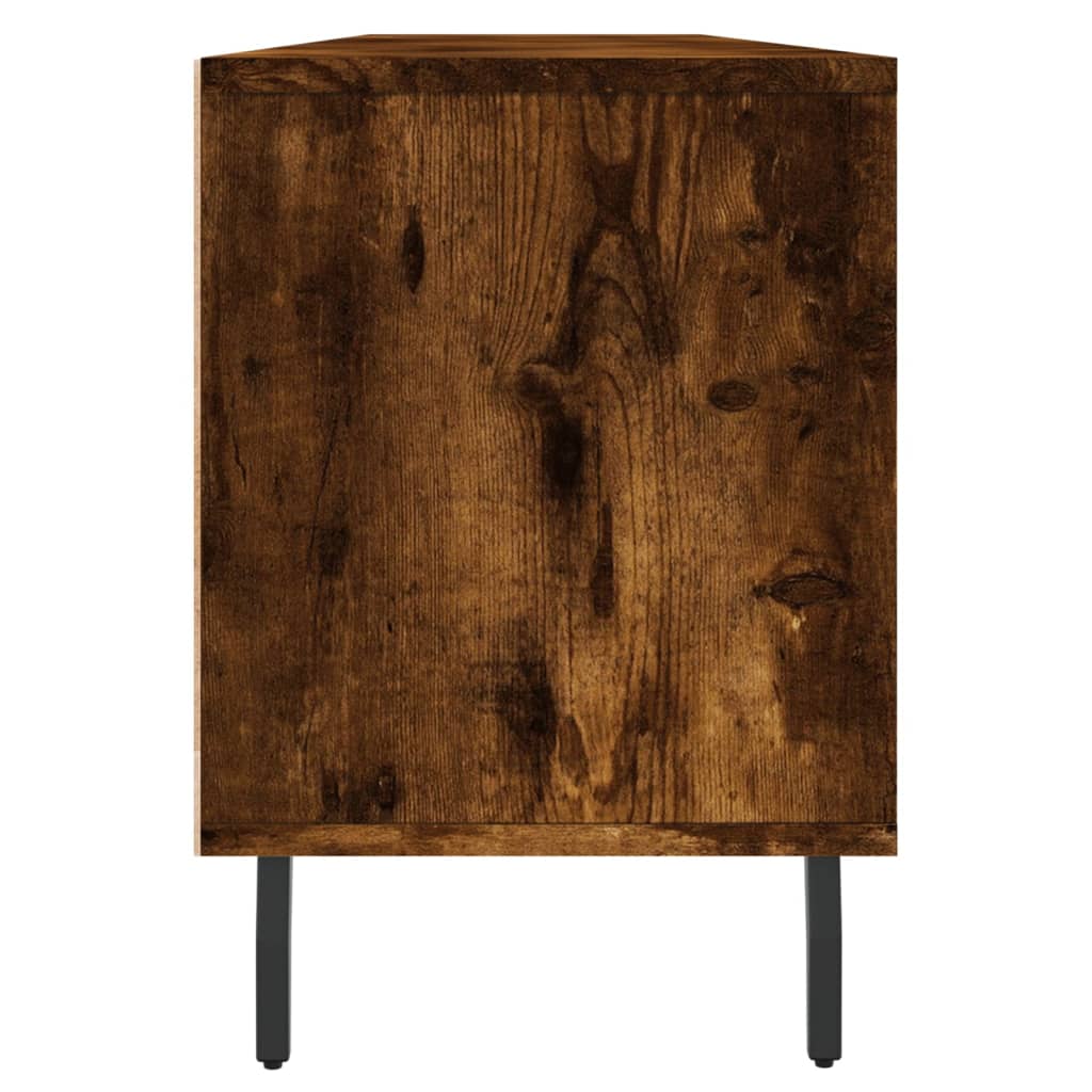 füstös tölgy színű szerelt fa TV-szekrény 150 x 30 x 44,5 cm