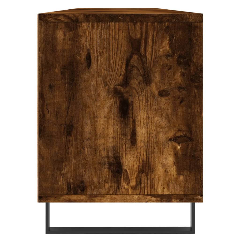 füstös tölgy színű szerelt fa TV-szekrény 150 x 30 x 44,5 cm