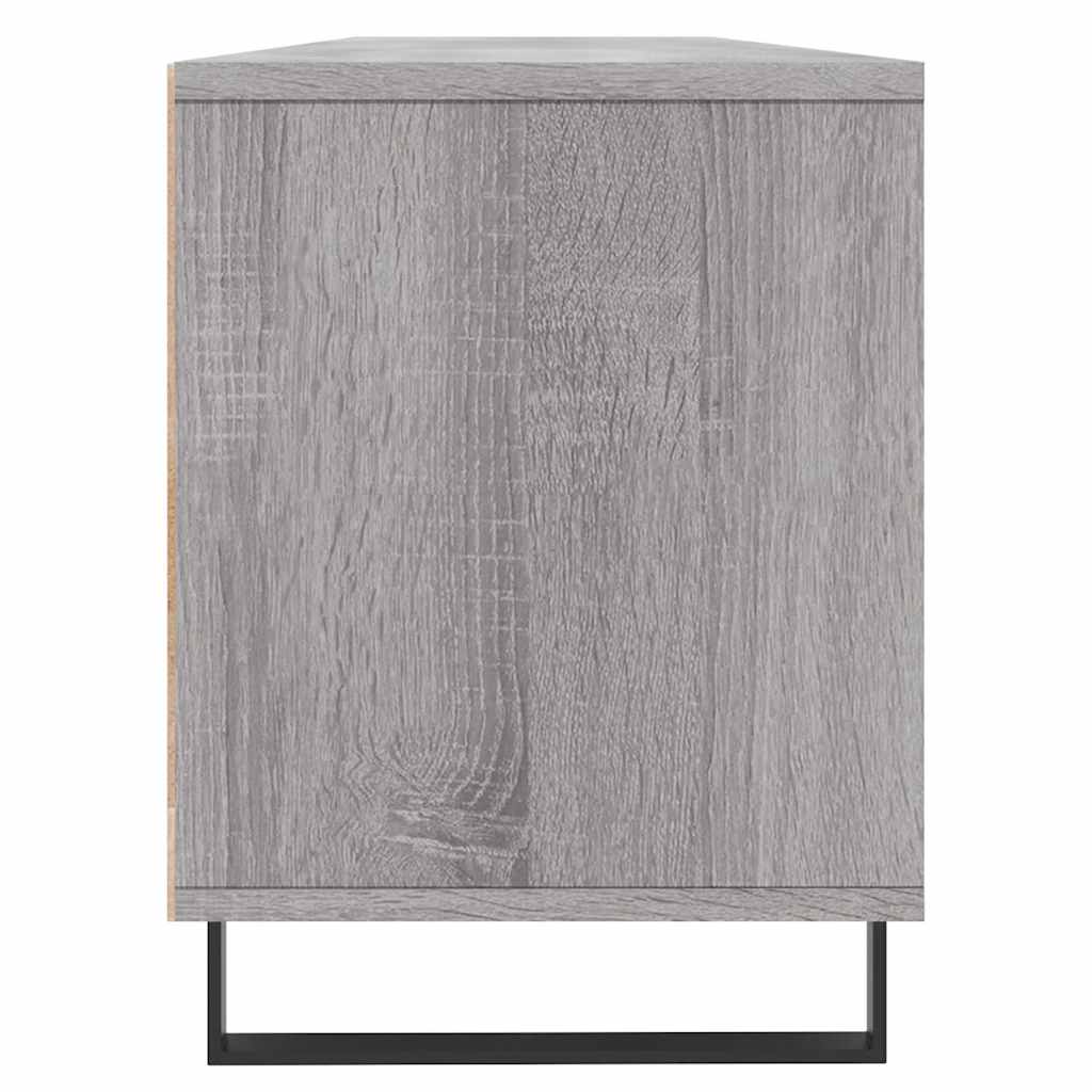 szürke sonoma színű szerelt fa TV-szekrény 150x30x44,5 cm
