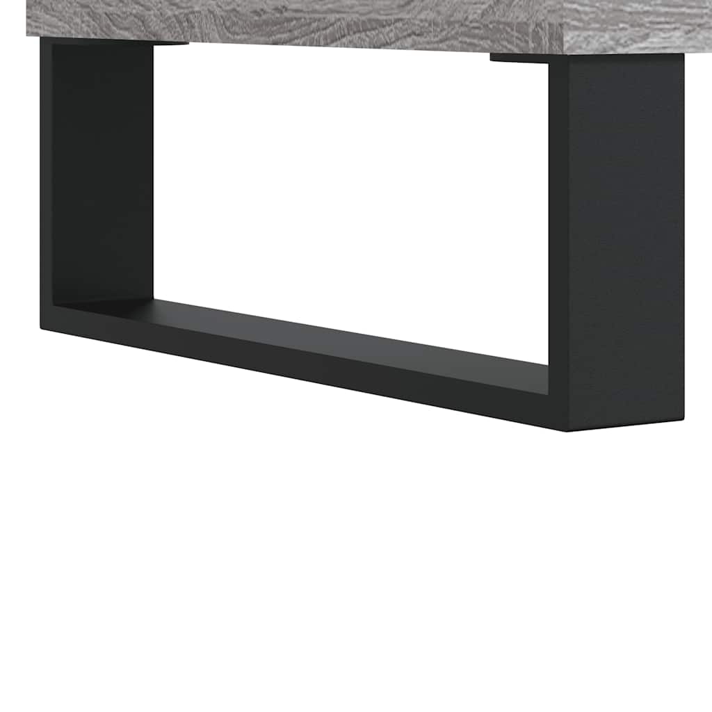 szürke sonoma színű szerelt fa TV-szekrény 150x30x44,5 cm