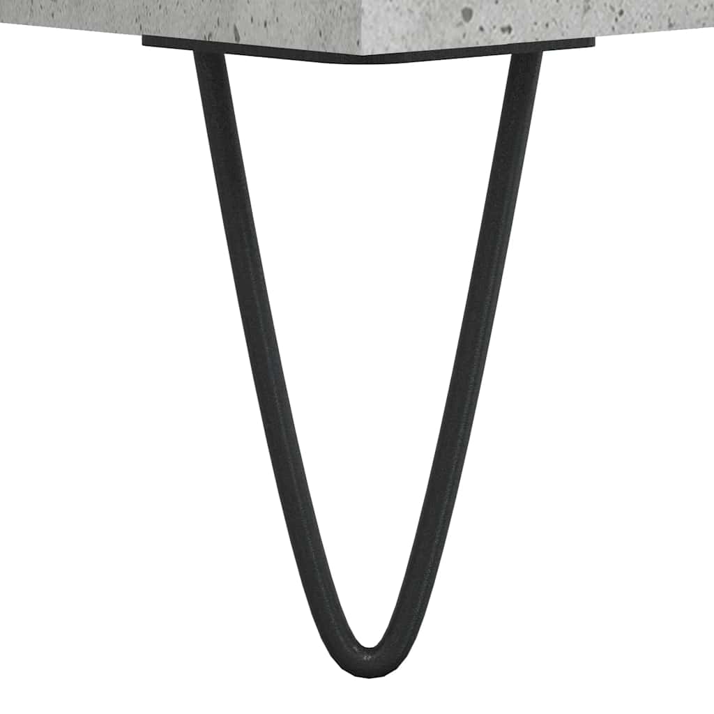 betonszürke szerelt fa fürdőszobaszekrény 80 x 33 x 60 cm
