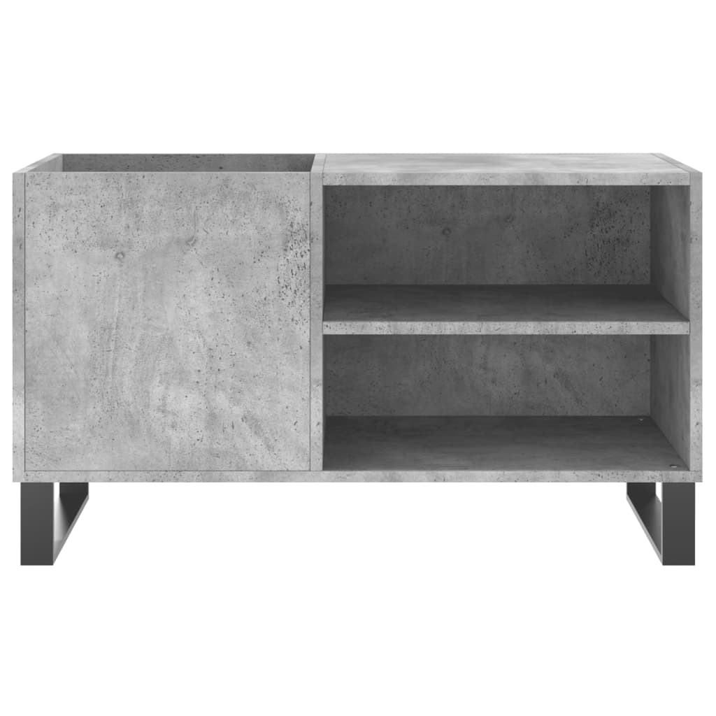 betonszürke szerelt fa hanglemezszekrény 85x38x48 cm