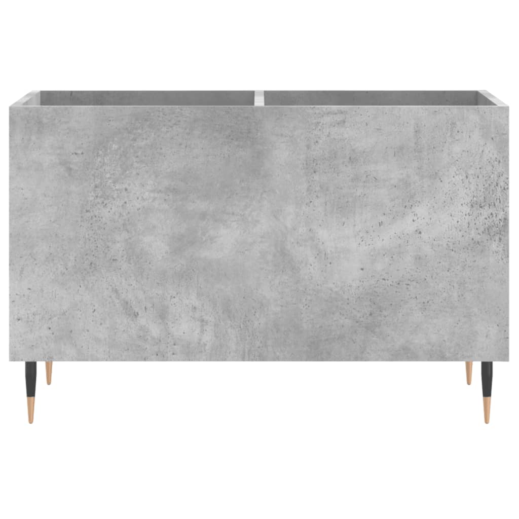 betonszürke szerelt fa hanglemezszekrény 74,5x38x48 cm