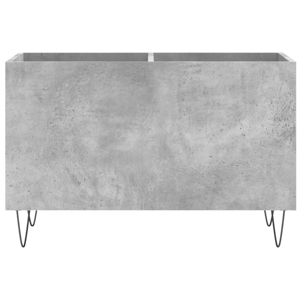 betonszürke szerelt fa hanglemezszekrény 74,5x38x48 cm