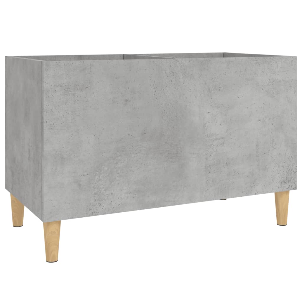 betonszürke szerelt fa hanglemezszekrény 74,5x38x48 cm