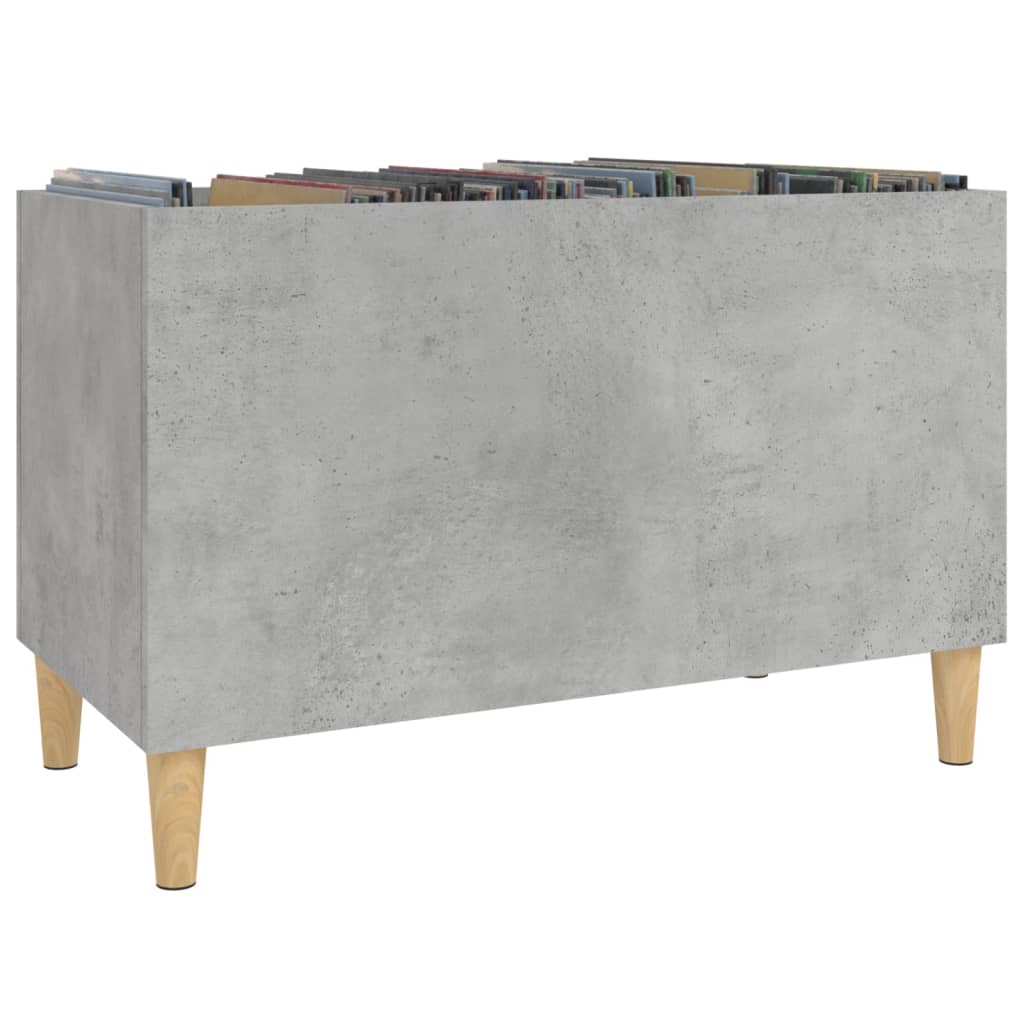 betonszürke szerelt fa hanglemezszekrény 74,5x38x48 cm