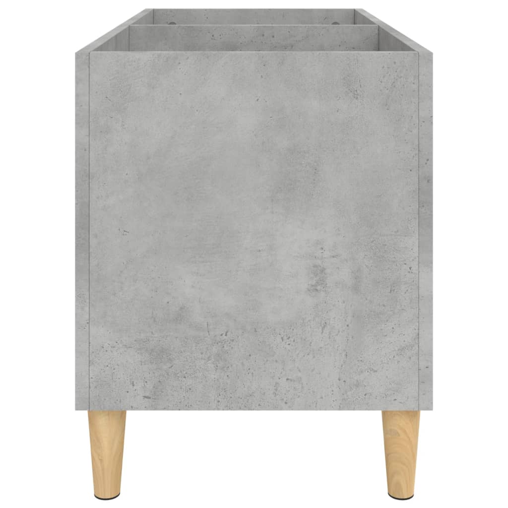 betonszürke szerelt fa hanglemezszekrény 74,5x38x48 cm