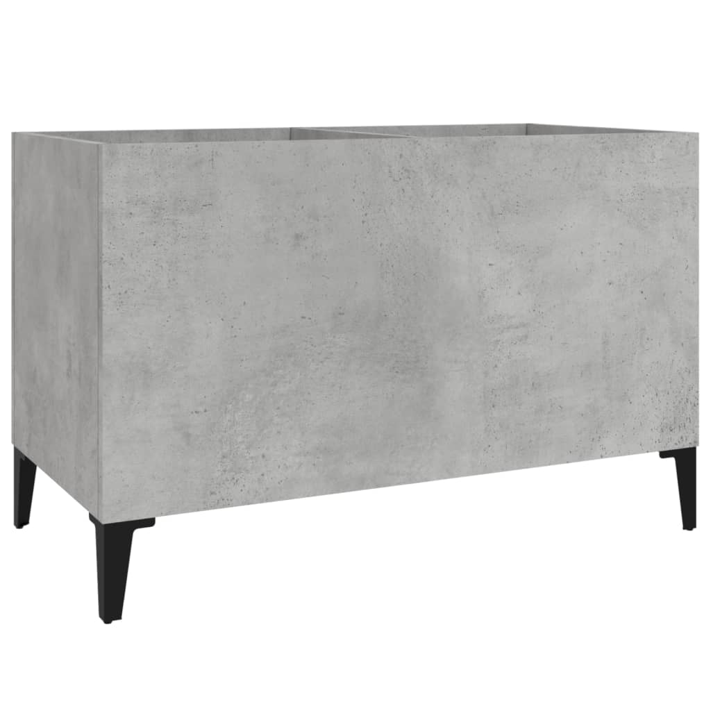 betonszürke szerelt fa hanglemezszekrény 74,5x38x48 cm